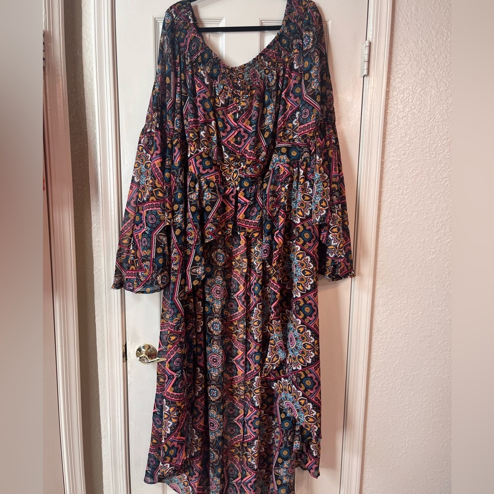 Bohemian plus size dress 3x- 24/26